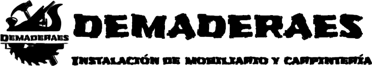 Logo DEMADERAESBLANCO negro